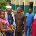 L to R: Rita Eberechukwu Anigbogu, Mazi Nnamdi Kanu, ThankGod Ofoelue and some other activists during a meeting of IPOB, MOBIN, Council of Elders etc in Nnewi in 2017