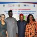 DG NEMA, Mustapha Habib Ahmed (middle) flanked by participants at the Disaster Risk Reduction Strategy workshop in November